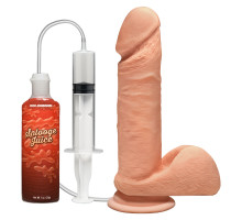 Фалоімітатор, що кінчає, Doc Johnson The D ULTRASKYN Perfect D Squirting – 7 Inch, діаметр 4,3 см