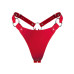 Трусики з натуральної шкіри Feral Feelings - String Bikini Red