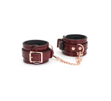 Наручники Liebe Seele Wine Red wirst Cuffs (м'ята упаковка!!!)