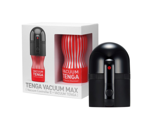 Вакуумна насадка Tenga VACUUM MAX + мастурбатор Tenga Vacuum Cup, 5 режимів роботи