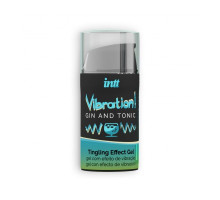 Жидкий вибратор Intt Vibration Gin Tonic (15 мл) (без упаковки!!!)