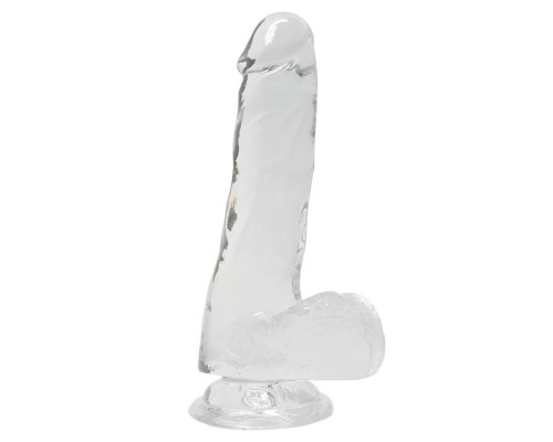 Прозрачный фаллоимитатор Alive Jelly Dildo Pepito (мятая упаковка!!!)