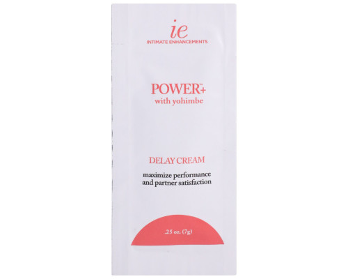Розпродаж!!! Потужний пролонгатор Doc Johnson Power+Delay Cream For Men (7 мл) (термін 06.2024)
