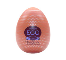 Мастурбатор-яйце Tenga Egg Misty II, щільний TPE, пробник лубриканту 5 мл