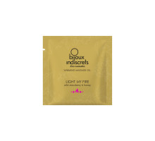 Пробник масажної олії Bijoux Indiscrets Light my Fire –  Wild Strawberry & Honey (2 мл)