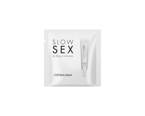 Пробник розігрівального бальзаму для клітора Bijoux Indiscrets Slow Sex Clitoral balm