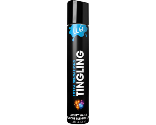 Охолоджувальний лубрикант на водно-силіконовій основі Wet Extra Sensations Tingling (30 мл)