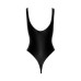 Боді з мокрим ефектом Noir Handmade F244 Powerwetlook body with high cut bottom hem, XL