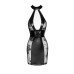 Сукня Noir Handmade F238 Short tulle dress with powerwetlook inserts, XXL