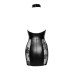 Сукня Noir Handmade F238 Short tulle dress with powerwetlook inserts, XXL