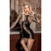 Сукня з мокрим ефектом Noir Handmade F291 Powerwetlook dress with double lace-up front, 3XL