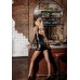Сукня з мокрим ефектом Noir Handmade F291 Powerwetlook dress with double lace-up front, 3XL
