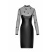 Сукня Noir Handmade F310 Sublime, XL, black, міді, мокрий ефект, верх — сітка, довгий рукав