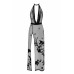 Сукня Noir Handmade F312 Divinity, S, black, прозора, до підлоги, відкрита спина, розріз збоку