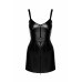 Сукня Noir Handmade F320 Starlet, XL, під латекс, міні, блискавка по всій довжині, кільце на поясі