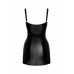 Сукня Noir Handmade F320 Starlet, XL, під латекс, міні, блискавка по всій довжині, кільце на поясі