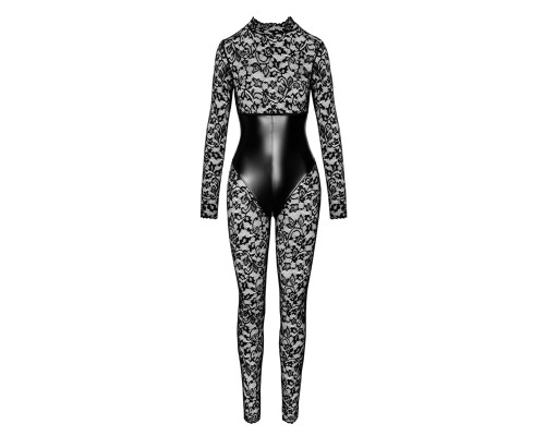 Комбінезон Noir Handmade F299 Enigma, 3XL, мереживо, довгий рукав, імітація корсета, доступ