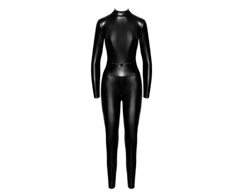 Комбінезон Noir Handmade F319 Caged, XL, під латекс, довгий рукав, з доступом, кільце на поясі