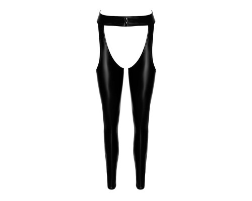 Легінси Noir Handmade F323 Rebel, XL, black, під латекс, з відкритими стегнами та сідницями