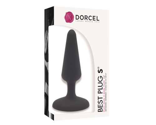 Анальна пробка Dorcel Best Plug S м'який soft-touch силікон, макс. діаметр 3,1см