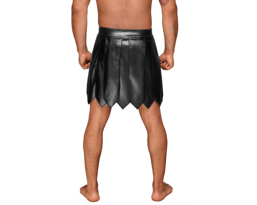 Чоловіча спідниця гладіатора Noir Handmade H053 Eco leather men's gladiator skirt, S, екошкіра