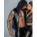 Чоловіча безрукавка з капюшоном Noir Handmade H062 Hooded Shirt, M, мокрий ефект