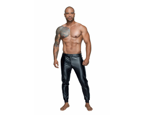 Чоловічі трегінси Noir Handmade H063 Powerwetlook treggings, XXL, мокрий ефект