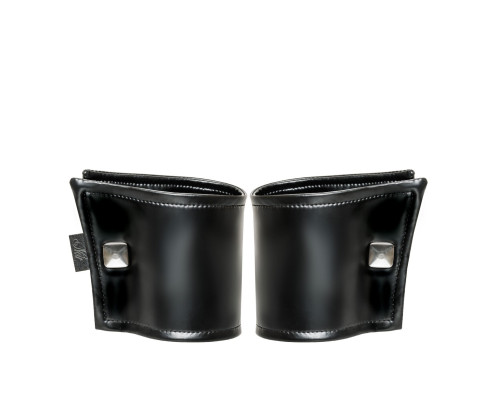 Чоловічі браслети з потайним гаманцем Noir Handmade H075, пара, під латекс, потайна блискавка