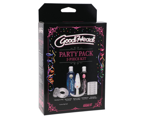 Набір Doc Johnson GoodHead - Party Pack - 5 Piece Kit (м'ята упаковка!!!)