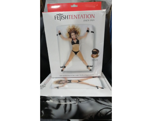 Фиксатор для кровати Fetish Tentation Ankle and Wrist Straps for Bad (мятая упаковка!!!)