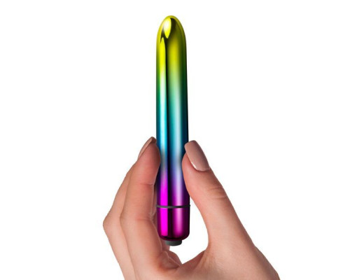 Вибратор Rocks Off RO-140mm Prism Rainbow (мятая упаковка!!!)