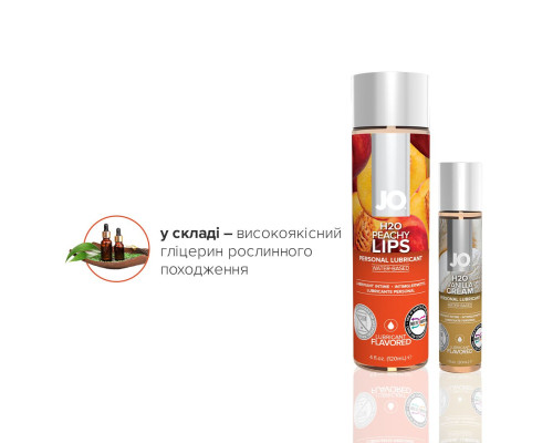 Распродажа!!! Комплект System JO GWP — Peachy Lips 120 мл & H2O Vanilla 30 мл (срок до 01.03.2025)