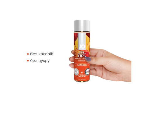 Распродажа!!! Смазка на водной основе System JO H2O — Peachy Lips (120 мл) (срок до 01.03.2025)