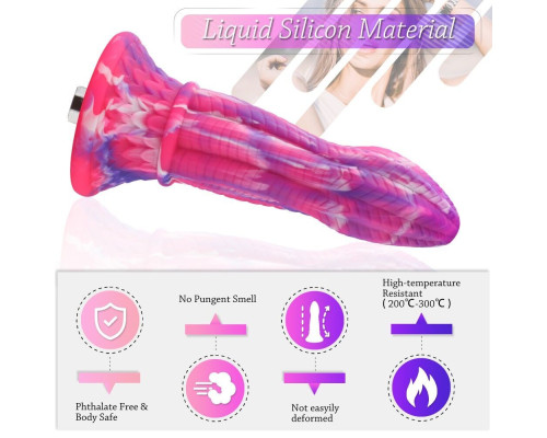 Фаллоимитатор для секс-машин Hismith 10.3″ Silicone Monster Dildo Series (мятая упаковка!!!)
