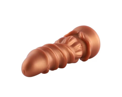 Фалоімітатор для секс-машин Hismith Spiral Grain Silicone Dildo Monster Series, спіральний рельєф