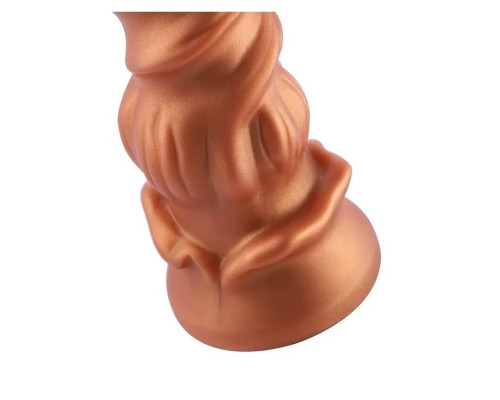 Фалоімітатор для секс-машин Hismith Spiral Grain Silicone Dildo Monster Series, спіральний рельєф