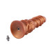 Фалоімітатор для секс-машин Hismith Spiral Grain Silicone Dildo Monster Series, спіральний рельєф