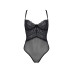 Боді Passion KERRIA BODY black, L/XL, з високими вирізами та верхом балконет