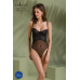 Боді Passion KERRIA BODY black, L/XL, з високими вирізами та верхом балконет
