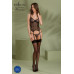 Корсет Passion LEAFA CORSET black, XXL/XXXL, м'які чашки, затискачі для панчіх, стрінги в комплекті