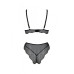 Комплект Passion AMBERLY SET black, L/XL, бралет і трусики бразиліана