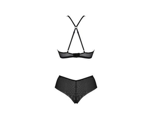 Комплект Passion KERRIA BIKINI black, XXL/XXXL, бралет і трусики-бікіні
