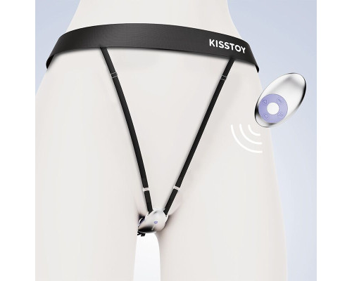 Вібратор у трусики KISSTOY Viosecret, пояс для фіксації та пульт ДК у комплекті