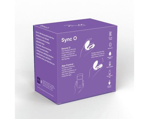 Смарт-вібратор для пар We-Vibe Sync O Light Purple, пульт ДК