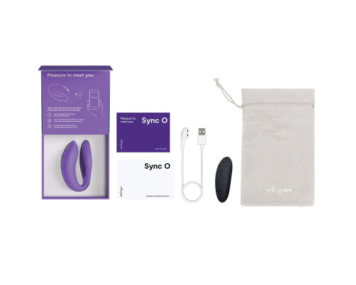 Смарт-вібратор для пар We-Vibe Sync O Light Purple, пульт ДК