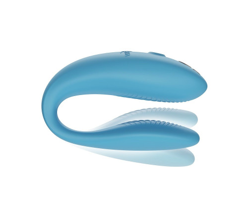 Смарт-вібратор для пар We-Vibe Sync GO Turquoise, тревел-кейс