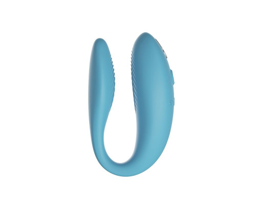 Смарт-вібратор для пар We-Vibe Sync GO Turquoise, тревел-кейс