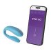 Смарт-вібратор для пар We-Vibe Sync GO Turquoise, тревел-кейс