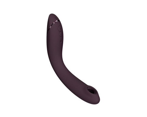 Вакуумний стимулятор для точки G та клітора з вібрацією Womanizer OG Aubergine, 12 рівнів, 3 режими