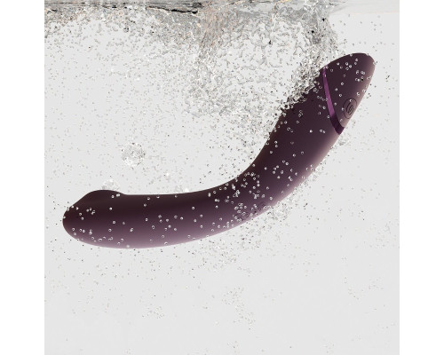Вакуумний стимулятор для точки G та клітора з вібрацією Womanizer OG Aubergine, 12 рівнів, 3 режими